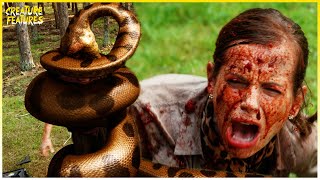 Anaconda Swallows Man Whole  Lake Placid vs Anaconda  Creature Features [upl. by Asher]