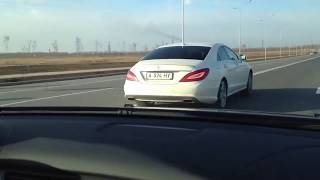 Mercedes CLS 63 AMG vs Mercedes CLS 500 W218 ppperformance [upl. by Acima]