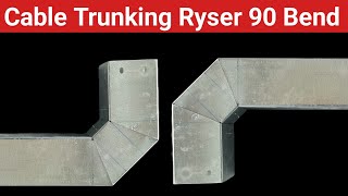 Cable Trunking Ryser 90 Bend  Ryser 90 Bend  How To Make Ryser 90 Bend √ [upl. by Olonam93]