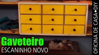 Novo gaveteiro para Oficina DIY oficinadecasa [upl. by Imeon]