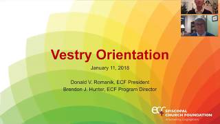 Vestry Orientation 011118 [upl. by Henig662]