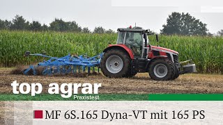 Massey Ferguson 6S165 im top agrar Praxistest  Rot kompakt und stark [upl. by Naggem]