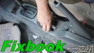 Shifter Console Removal quotHow toquot Honda Civic [upl. by Myriam]