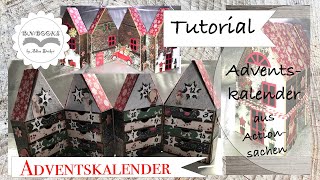 DIY  Adventskalender  Advent Calendar  Papier aus meinem Action Haul  Christmas  Tutorial [upl. by Pihc924]