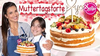 MuttertagsSpecial Samiras fruchtiger Naked Cake 🎂🍓 [upl. by Akehsat]