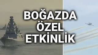 NTV Denizde ve havada 100 yıl coşkusu Boğazda özel etkinlik [upl. by Adlesirc]