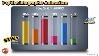 8PowerPoint MORPH Animation  Tricky GLASS FILL ANIMATION Morph transition [upl. by Child]