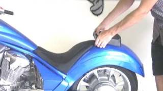 Honda Fury Low Seat Pan Install VIDEO [upl. by Thomasine]