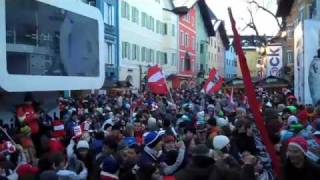 Partymeile Innenstadt Kitzbühel Hahnenkamm Rennen 2312010 [upl. by Haiasi]