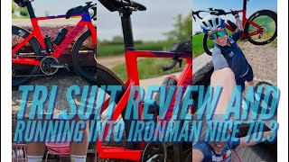 Tri Suit Review and Running into Ironman Nice 703 [upl. by Ellennoj306]