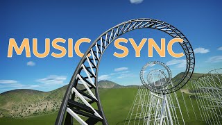 Music Synchronized Roller Coaster Front Seat POV [upl. by Arias]