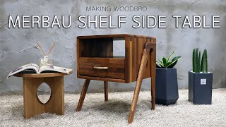 멀바우 선반 협탁 만들기making merbau shelf sidetable [upl. by Tavish224]