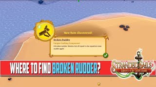 Stranded Sails Where to Find Broken Rudder New Course Quest [upl. by Elleynad]