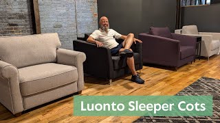 Luonto Sleeper CotsChairs  Fit a Bed in Any Room [upl. by Rustice473]