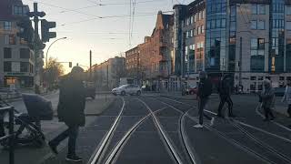 Straßenbahn Berlin Mitfahrt von Greifswalder StrDanziger Straße bis Falkenberg 12 [upl. by Fernanda530]