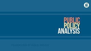 Public Policy Analysis [upl. by Sulrac]