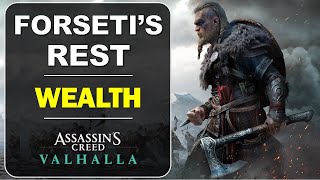 Jorvik Forsetis Rest Wealth Chest Location  Gear Chest  Fyrd Axe  Assassins creed Valhalla [upl. by Yraillih]