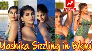 Yashika Aannand Sizzling in Hot Swimsuit 👙 Yashika Anand Bikini Video 👗 Yashika Anand Hot Vertical [upl. by Mcgannon]