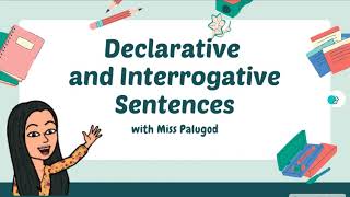 Declarative and Interrogative Sentences [upl. by Early]