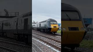 GWR class 43 HST castle rattling over the points as it leaves the loop ExeterPenzance 4303243156 [upl. by Necyrb]