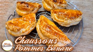 Chaussons Pommes Banane  Recette Facile et pas Chère [upl. by Burwell]