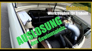 Auslosung Gewinnspiel Werkzeugbox Trabant [upl. by Mycah]