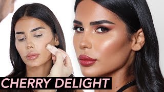 CHERRY DELIGHT Makeup Tutorial  Hindash [upl. by Nodearb980]