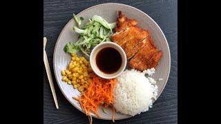 Cheats homemade Wagamama Chicken Escalope with Amai Sauce Kids favourite [upl. by Mendie]