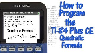 Entering Equations into the TI84 Graphing Calculator [upl. by Sauder]