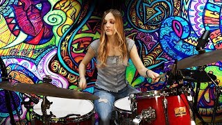 Ball Room Blitz – Sweet  drum cover by Mia Morris  Nashville Drummer Musician Songwriter [upl. by Herries]