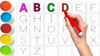 English Alphabet Spellings ABCD 123 Number Alphabets A To Z [upl. by Acinad]