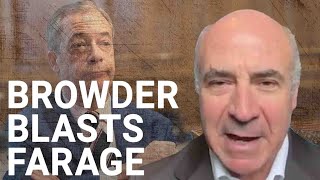 Complete nonsense  Bill Browder SLAMS Nigel Farage for justifying Putins invasion of Ukraine [upl. by Aiel]