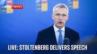 NATO Secretary General Jens Stoltenberg delivers speech at conference in Prague [upl. by Adlitam]