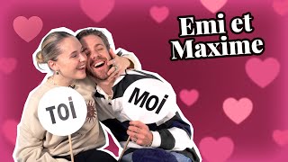 COUPLE CHALLENGE avec EMI CHICOINE et MAXIME GIBEAULT  billie [upl. by Aillimac]