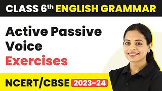 Exercises on Active Passive Voice for Class 6  Active Passive Voice  Class 6 English Grammar [upl. by Ilke25]