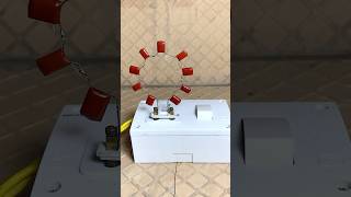 Ceramic Capacitor vs 220V Electricity experiment electrical [upl. by Dasa20]