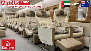 EMIRATES PREMIUM ECONOMY Ultra Long Haul on the BRAND NEW A380 from Dubai to Sydney [upl. by Haim]