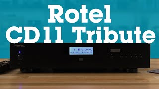 Rotel CD11 Tribute singledisc CD player  Crutchfield [upl. by Macknair138]