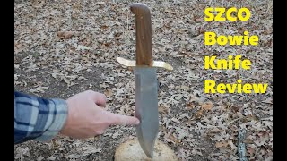 SZCO Bowie Knife Review and Tales of the Legendary Jim Bowie [upl. by Omixam]