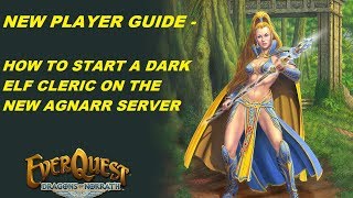 EVERQUEST GUIDE  Starting a dark elf cleric on the Agnarr TLP server 2017 [upl. by Zitah848]