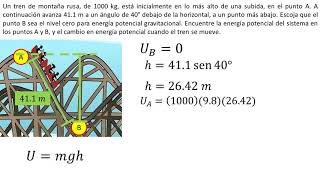 Física  Energía potencial gravitatoria  Ejemplo 1 [upl. by Corny]