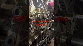 2008 Infiniti g37 water pump removal [upl. by Alistair]