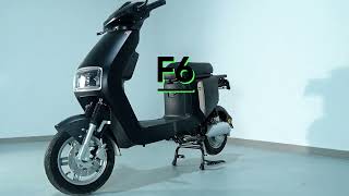 Electric Moped Motorcycle Scooter 800W 48V60V72V 20Ah 45kmH ModelF6 electricmoped [upl. by Reviel]