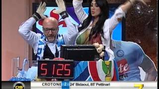 Marika Fruscio festeggia la vittoria del Napoli con la sua coppa speciale [upl. by Court95]