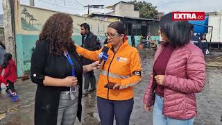 Inundaciones en Quito vecinos salieron nadando en medio del lodo [upl. by Allix]