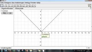 Absolutbelopp och grafer [upl. by Aihcrop]