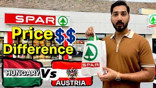 Is Austria Expensive Shocking difference between Hungary🇭🇺 amp Austria🇦🇹 [upl. by Nath]