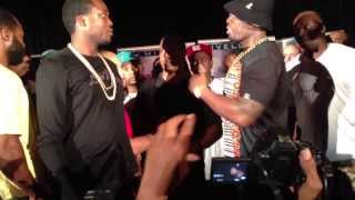 Confrontation between 50 cent and Trav former GUnit Member [upl. by Llehsar]