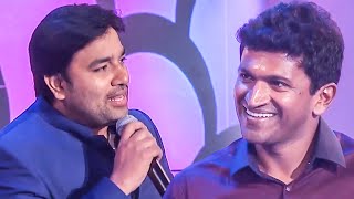 Mirchi Shiva Hilarious Comedy With Puneeth Rajkumar On Stage [upl. by Adnaral856]