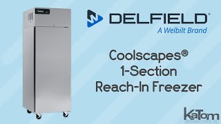 Delfield Coolscapes® 1Section ReachIn Freezer GBF1PS [upl. by Alrep]